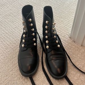 Stuart Weitzman combat boots